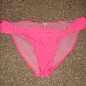 Neon pink bathing suit bottoms